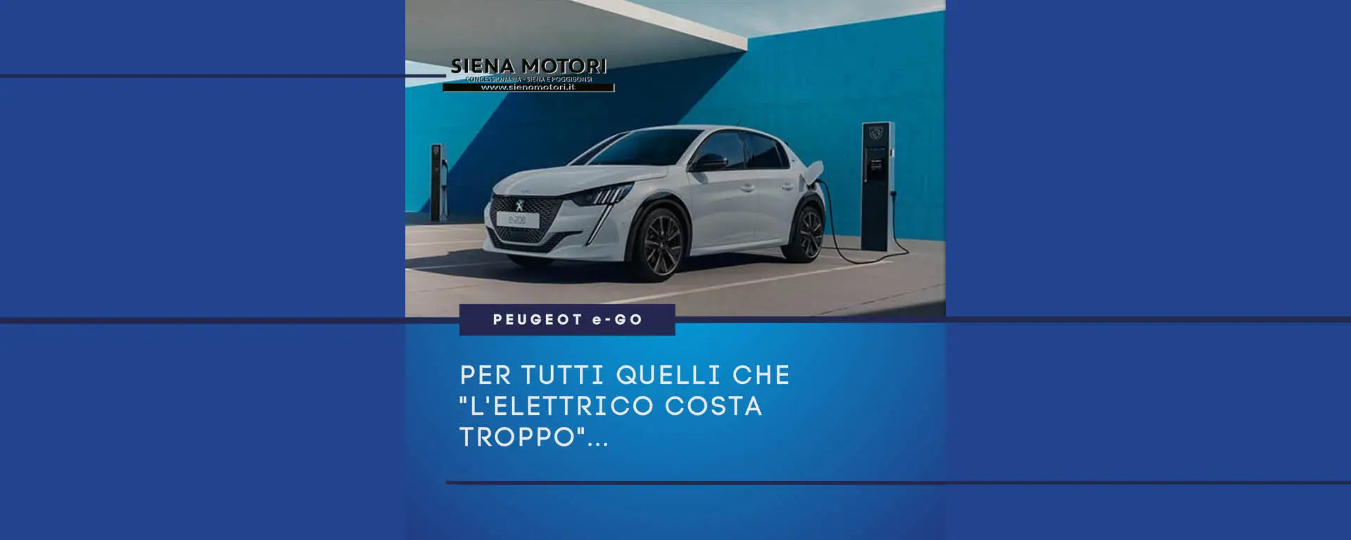 Per quelli che “l’elettrico costa troppo” arriva la nuova formula PEUGEOT e-GO!