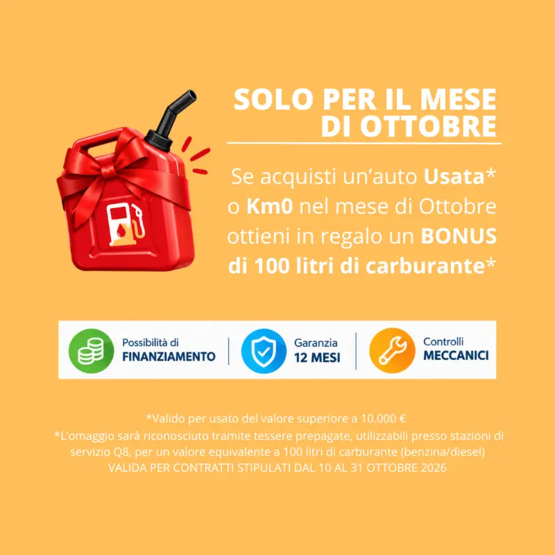 OTTOBRE, IL MESE CHE TI FA IL PIENO!