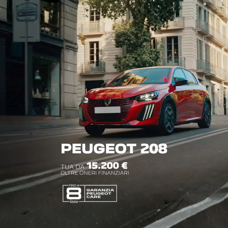 Scopri Peugeot 208 presso le sedi di Siena Motori a Poggibonsi, Siena e Grosseto. 