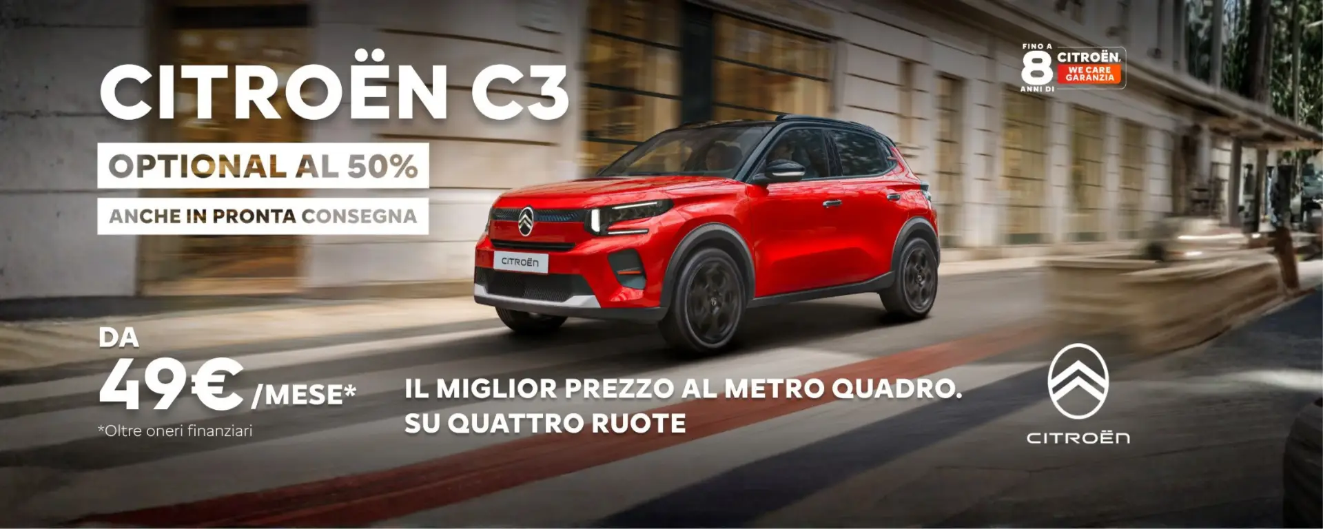 IL MIGLIOR PREZZO A METRO QUADRO SU QUATTRO RUOTE  