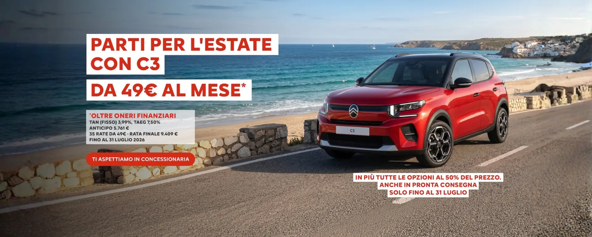 PARTI PER L'ESTATE CON NUOVA C3 